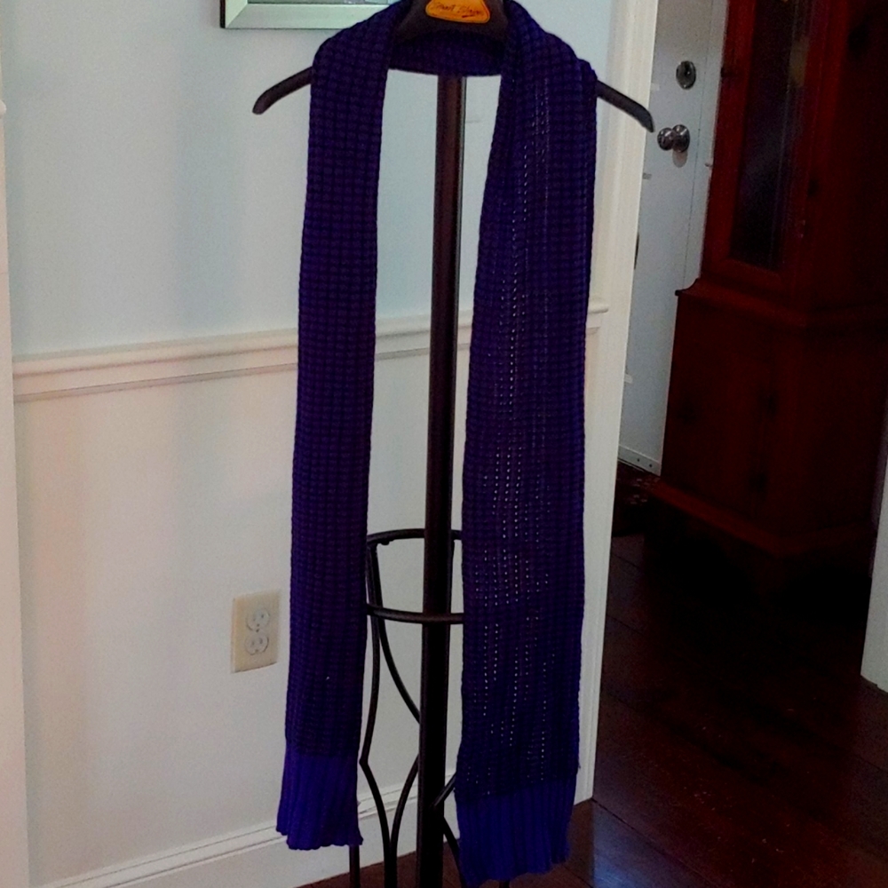 Blue and black scarf from Calvin Klein